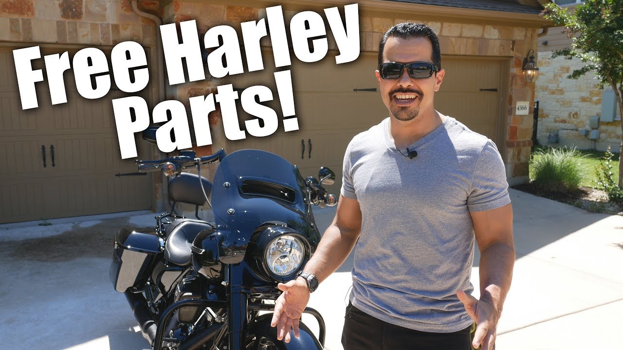 Wind splitter install - Free Harley parts!!