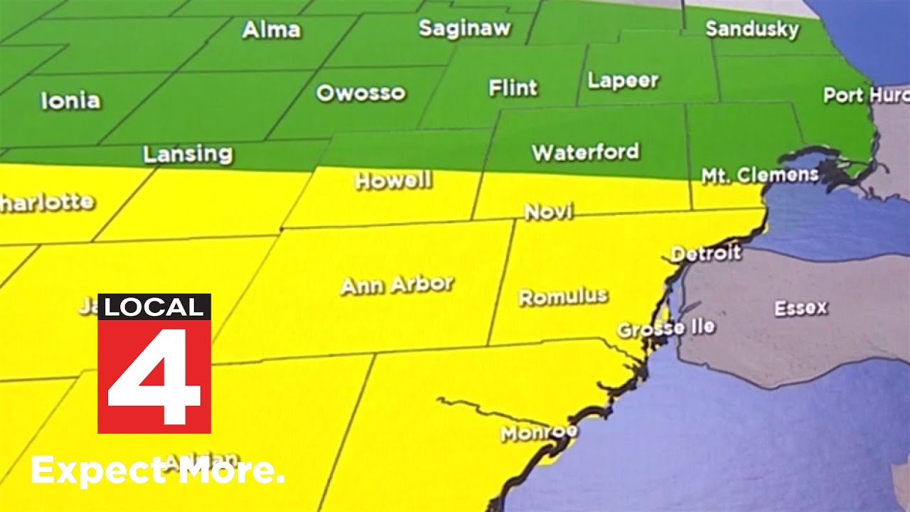 Прогноз погоды в районе Большого Детройта на 15 апреля 2026 г. &mdash; Обновление в полдень.