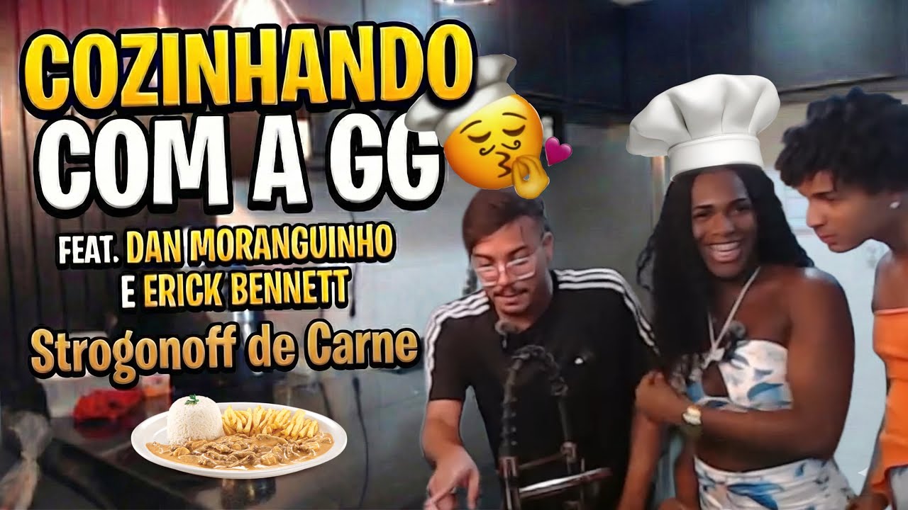 Strogonoff de CROSTAS?! | Cozinhando com a GG especial feat. Erick Bennett e Daniele Moranguinho