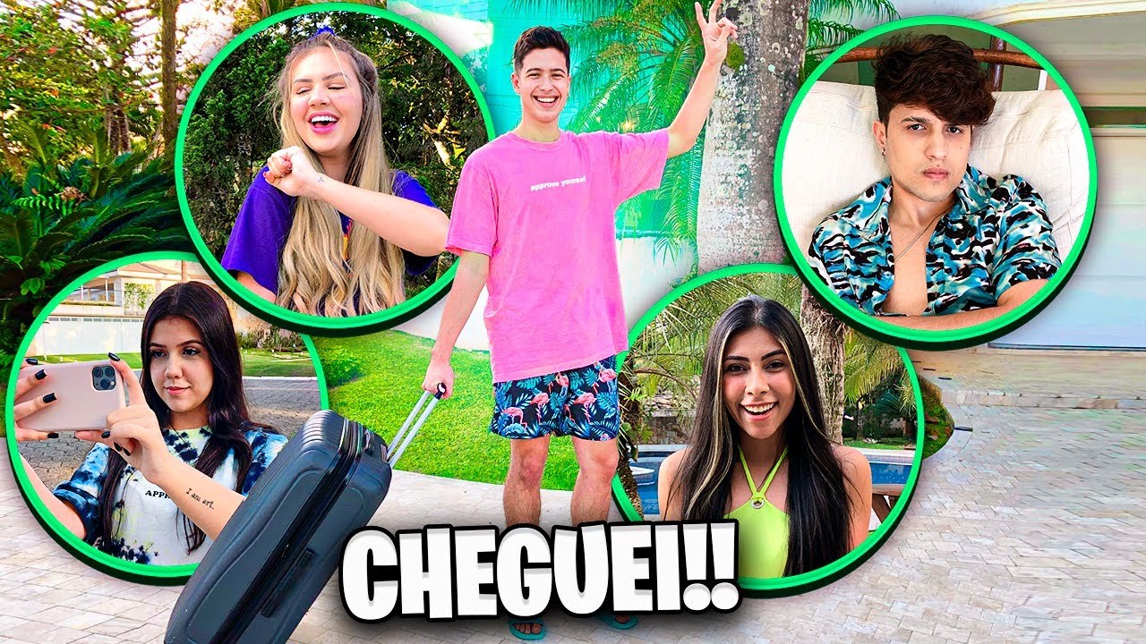 ME MUDEI PARA A MANSÃO DOS YOUTUBERS! Ft. Ingrid Ohara, Luiza Parente, Peixinho e Vivi Wanderley