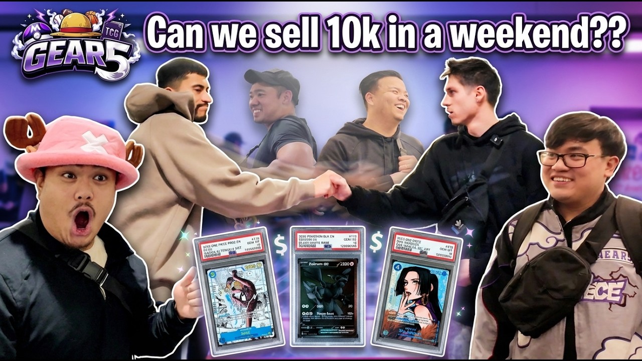 We tried to make 10k in a weekend as new card vendors!!