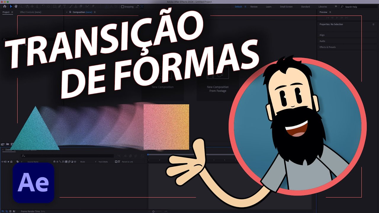 Como criar Morph de Formas no After Effects, Transições Suaves e Animações Impressionantes!