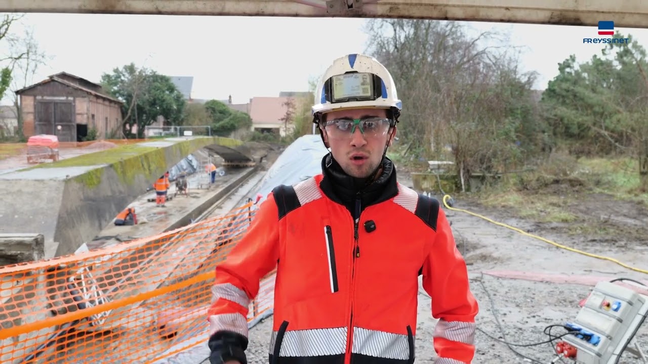 Travaux de restauration de l’Arche d'essai Freyssinet