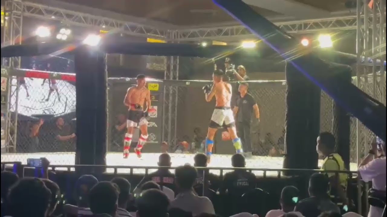 Bantamweight MMA fight- Allen Thakali Vs Karna at Omega Championship in Kathmandu, Nepal.