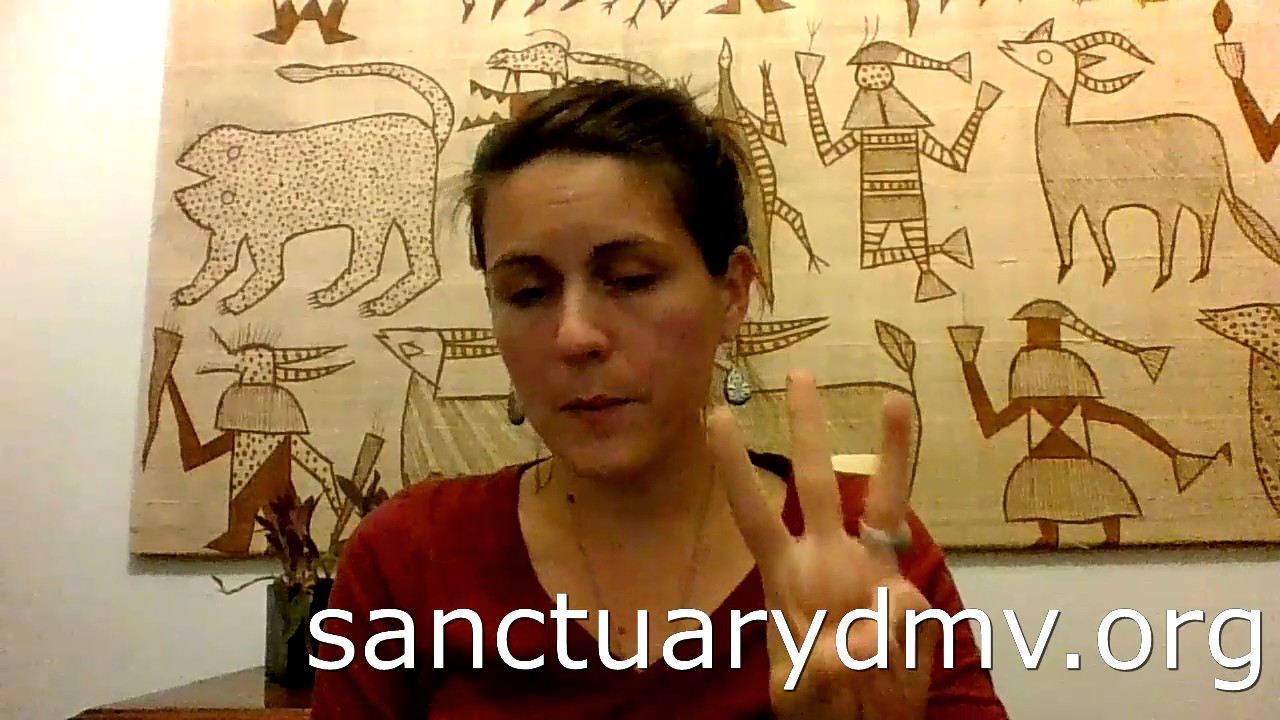 Taking part in the sanctuary movement