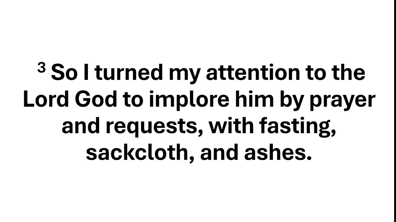 The Lord Looking for Today's Daniel (Daniel 9)