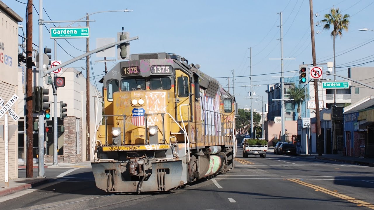 Union Pacific’s Torrance Local LOW10 with GP40P-2 on Point! 12/17/2024