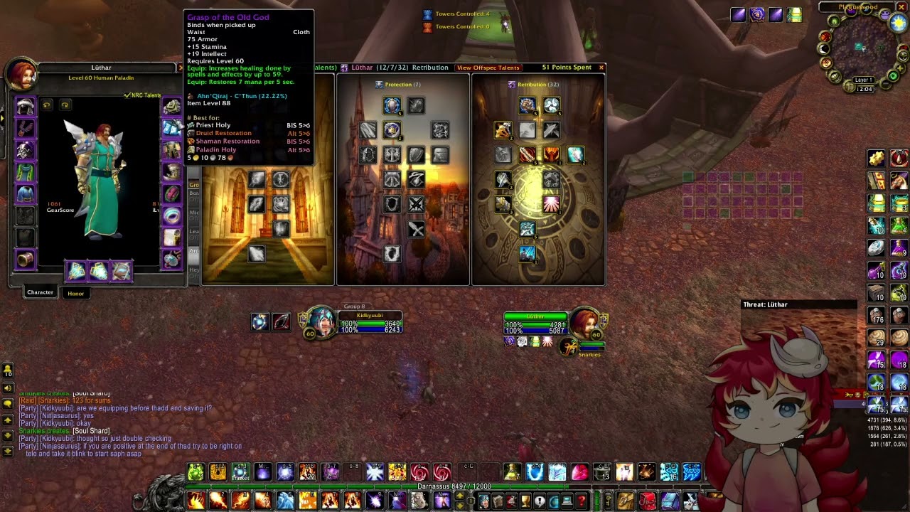 More Gressils Naxx GDKP Mage Tech run 1/10/26