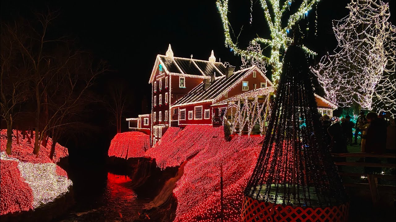 Clifton Mill Christmas Lights - Clifton, OH