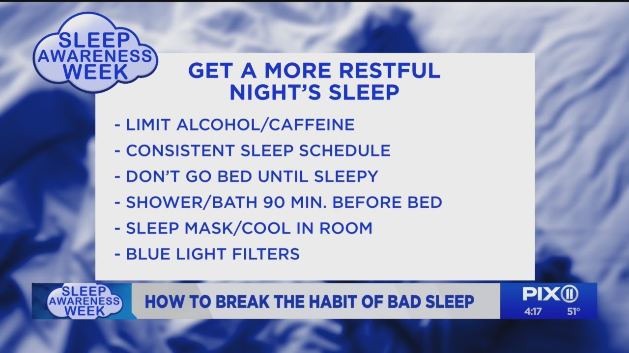 How to break bad sleeping habits