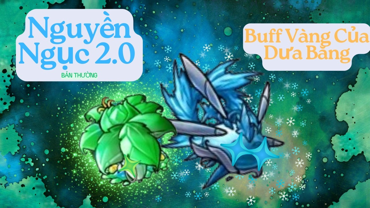 Pvz Fusion 3.4 | Nguyền Ngục 2.0 bản thường | Buff vàng của Dưa Băng !