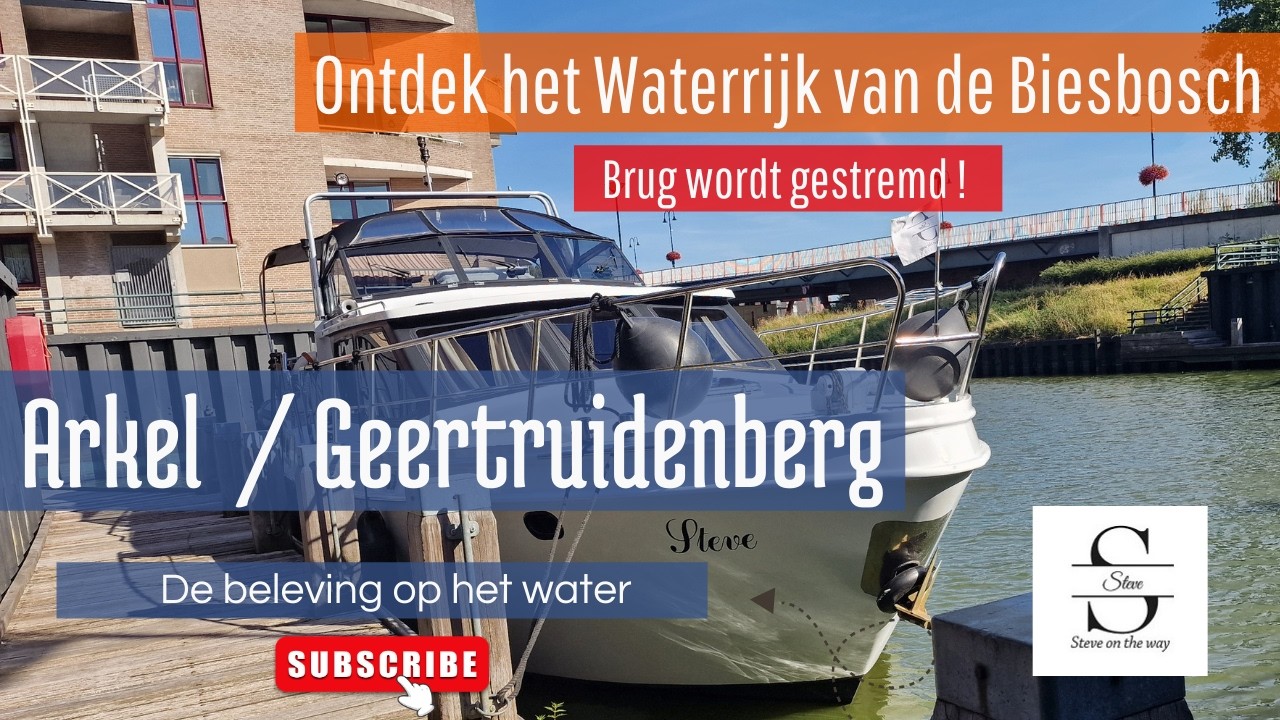 Steve on the way #vlog 38. Ontdek het Waterrijk van de Biesbosch. Brug wordt gestremd.