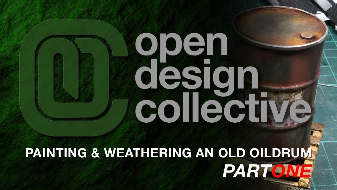 Painting and weathering a 1:24th scale oil drum: Part 1