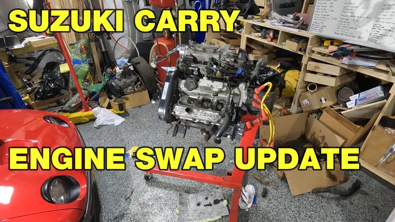 Suzuki Carryccino Engine Swap Status Update! More Complicated Than Originally Thought. Part 5