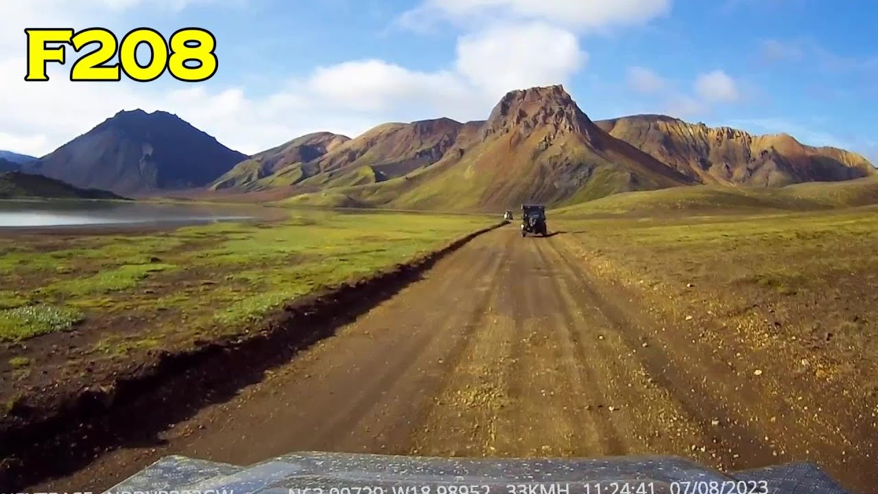 Iceland: 104km of F Roads (F224,F208,F233,F210,F232,F209)