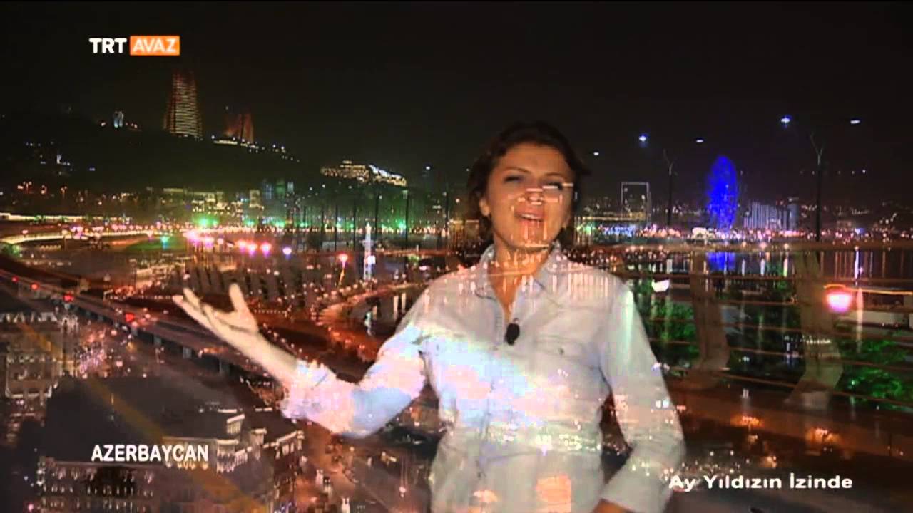 Bakü'nün Gece Işıklandırmaları ile Muhteşem Görünümü - Ay Yıldızın İzinde - TRT Avaz