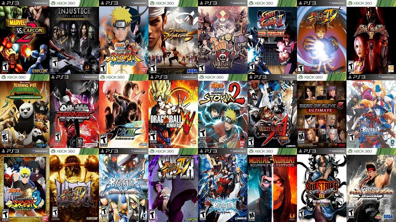 Top 50 Best PS3 & Xbox 360 Fighting Games of All Time