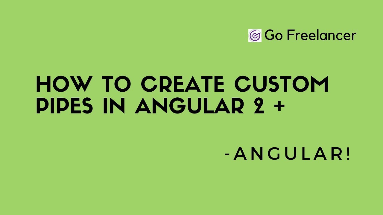 How to create Custom pipes in Angular 2 +
