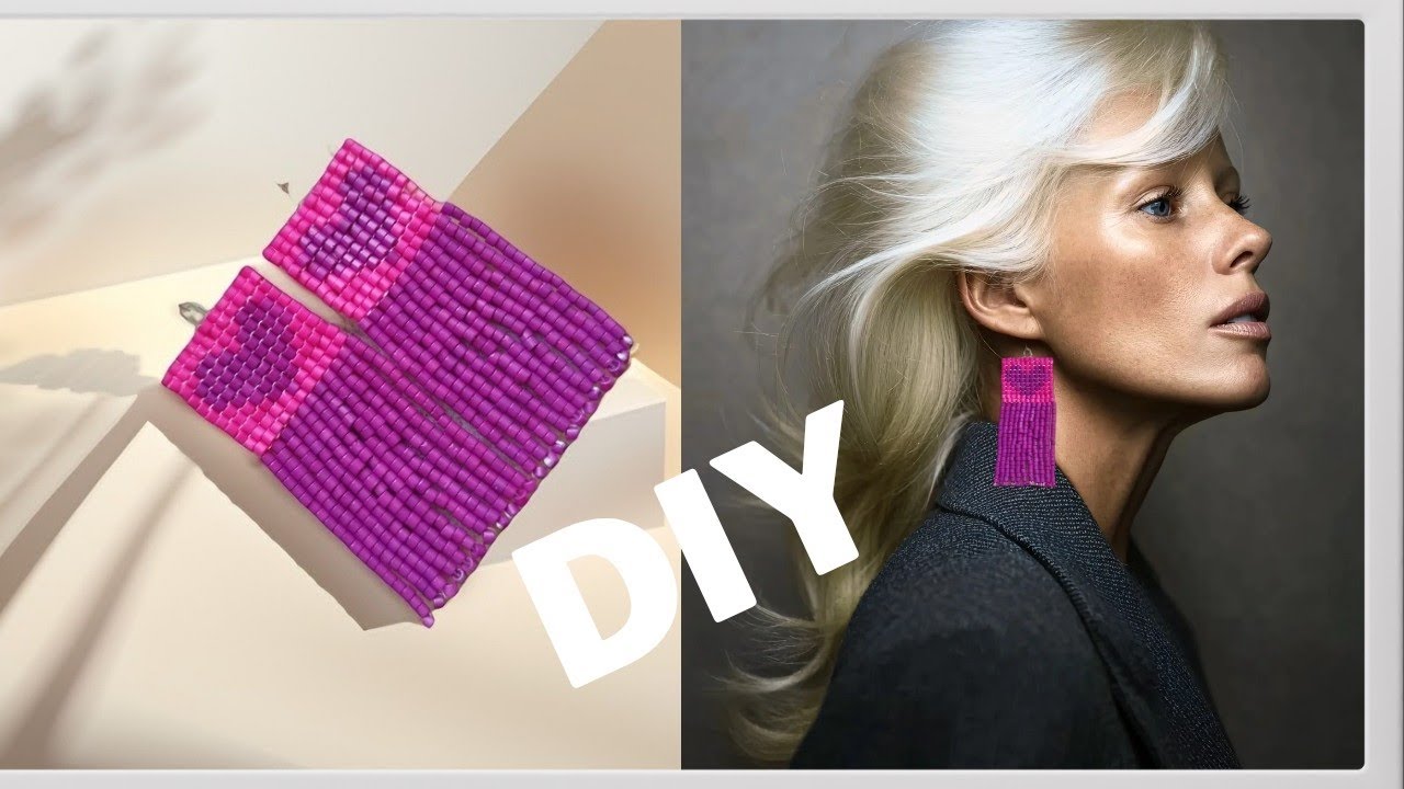 AROS FACILES Y RAPIDOS DE HACER, PUNTADA CUADRADA, #squarestitch, #miyuki #diy