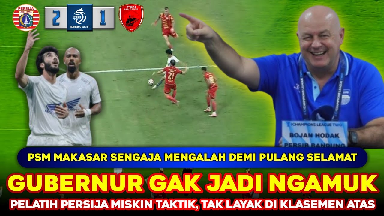 PSM DICURANGI❗ VAR Sengaja diNON-AKTIFKAN❗❓ Hasil Persija vs PSM 2-1❗ 