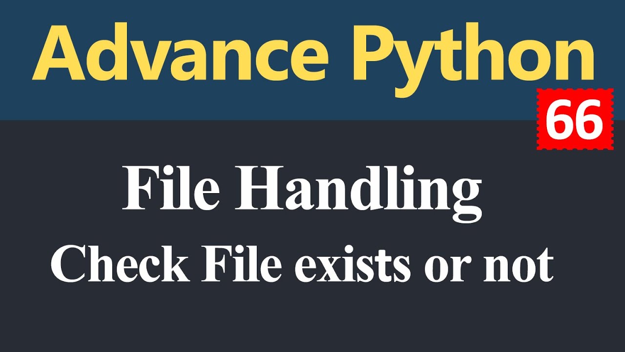 Check File exists or not in Python (Hindi)