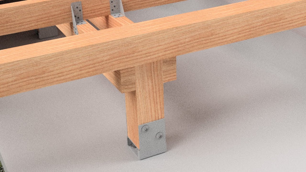 Tradies Bolt Down Post Support