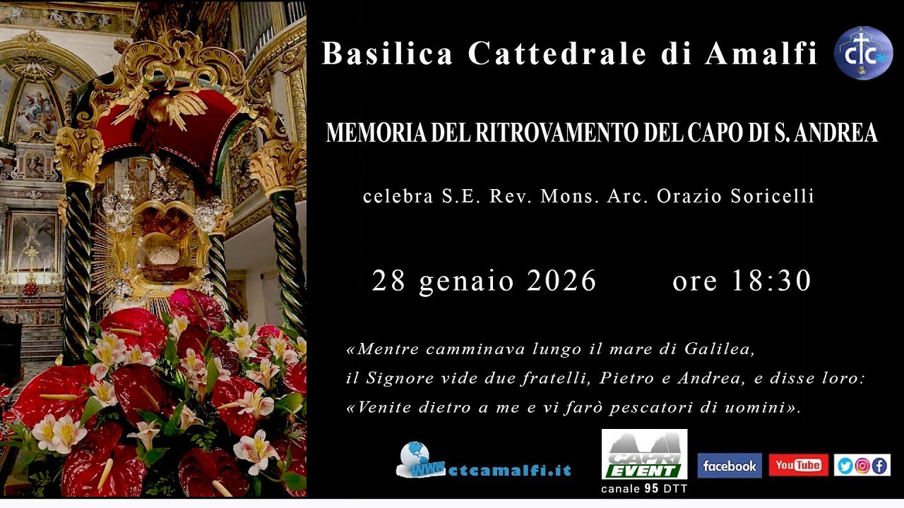 Memoria del ritrovamento del Capo di S. Andrea Ap 28.01.2026