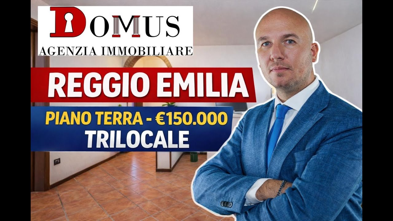 Trilocale ristrutturato al piano terra a Reggio Emilia #casa #reggioemilia #casainvendita