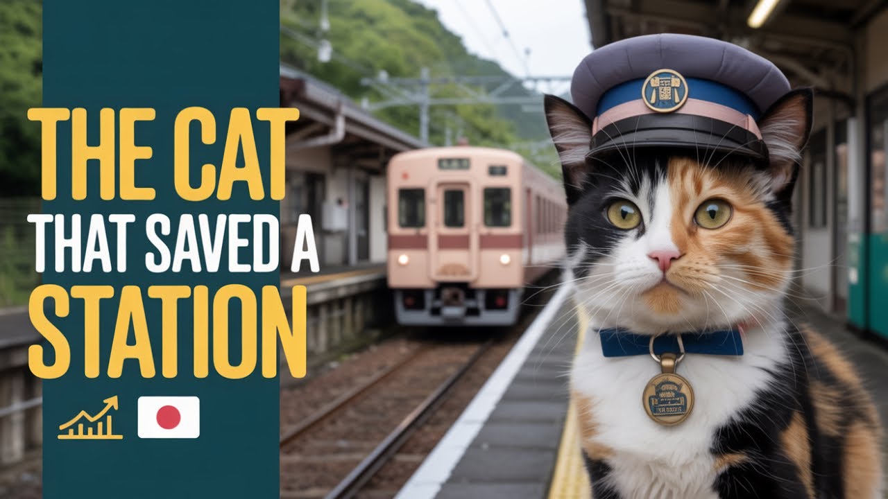 How Tama the Cat Saved a Japanese Train Station | The True Story of Japan’s Famous Cat Stationmaster
