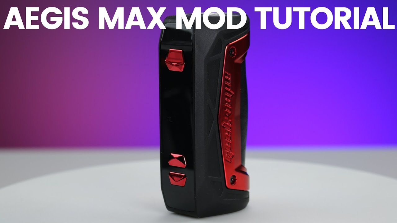 How To Use The GeekVape Aegis Max Mod // Full Tutorial