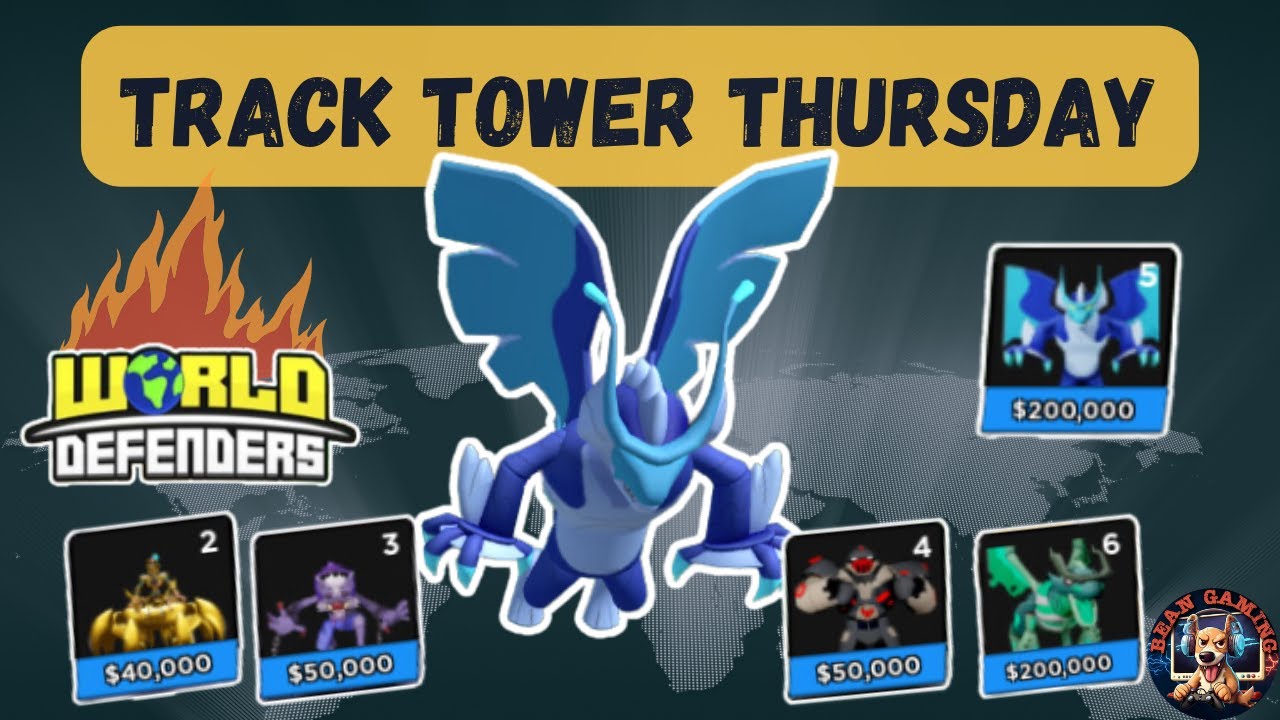TRACK TOWER THURSDAY IS BACK (ONE DAY ONLY) !!! World Defenders Roblox