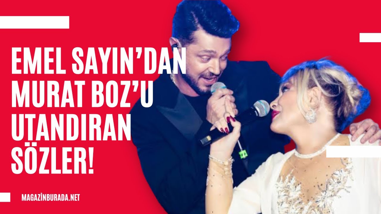 Birlikte sahne aldılar: Emel Sayın’dan Murat Boz’a övgü dolu sözler!