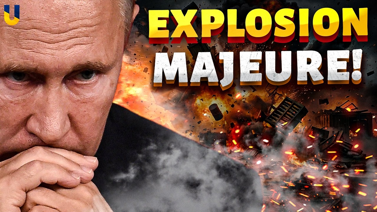 ⚡️EXPLOSION GIGANTESQUE ! Arsenal russe en FEU : images spectaculaires