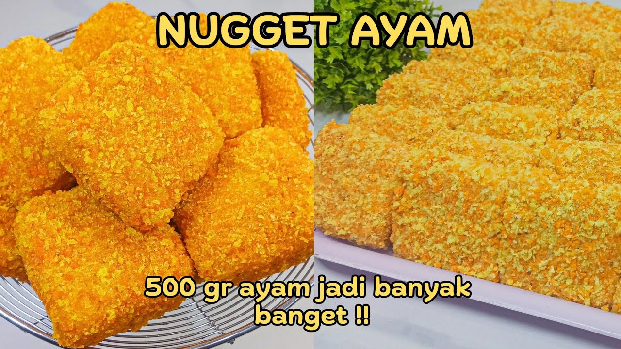  LEBIH ENAK DARI BUATAN PABRIK ‼️ NAGET AYAM BISA DI FROZEN FOOD 