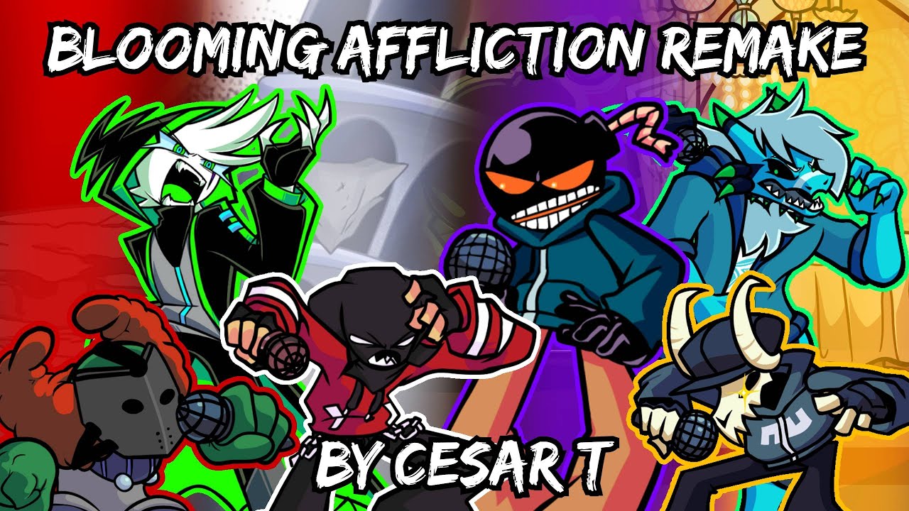 Blooming Affliction (REMAKE) [Rising Tensions VIP - My Take] FNF Mega Mashup