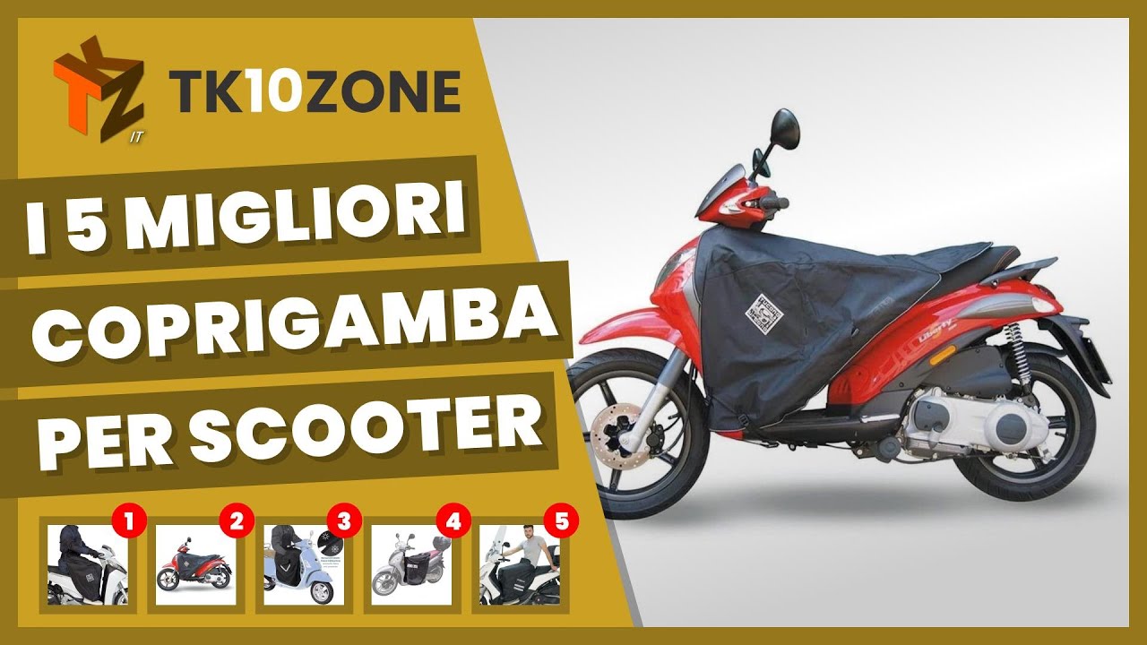 I 5 migliori coprigamba per scooter invernali
