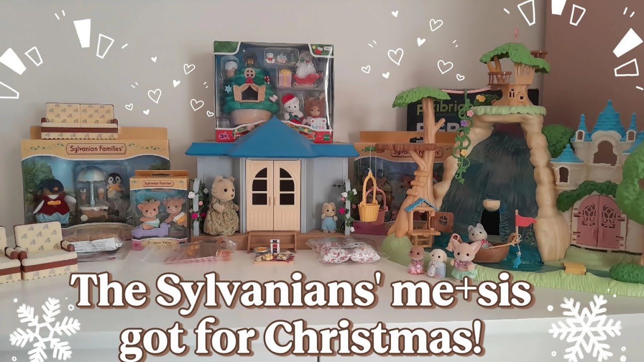The Sylvanians' me+sis got for Christmas 2025!🎁 #haul #vintage #sylvanianfamilies#calicocritters 