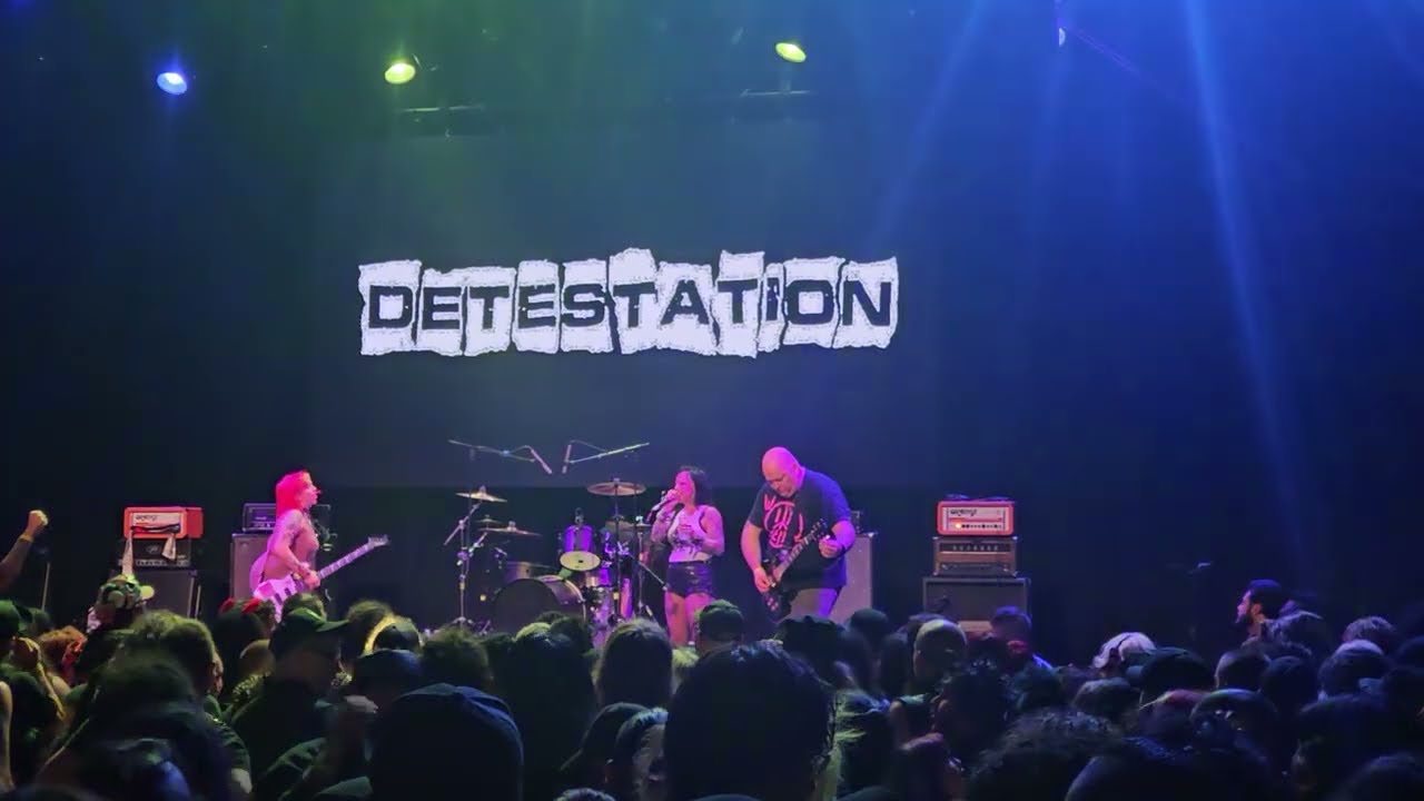 DETESTATION live from CY fest 2024, The Belasco. Los Angeles California.