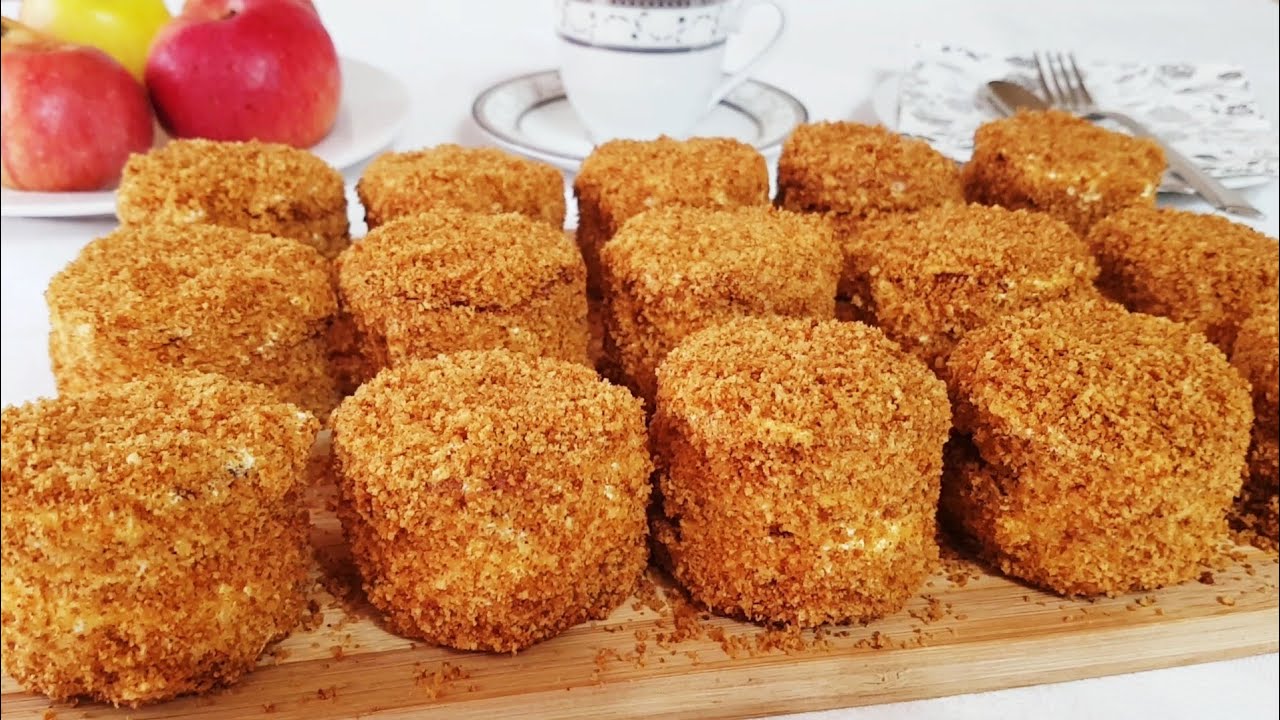 Медовые пирожные/Восхитительные!тающие во рту медовые ЕЖИКИ. Вкусное Вдохновение