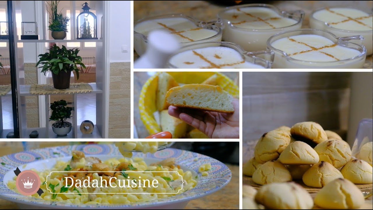 زيني بيتك بالبساطة🌻🤗عولة لمحلبي😋غربية مشقة تشهي،عشاء في5دقائق،خبز المغرف اسهل منو ماكاش💪