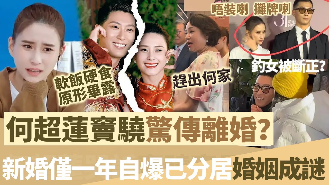 何超蓮竇驍再傳婚變！新婚僅一年自爆已分居，妻子直言唔想生，「豪門贅婿」唔好當？【鯉娛記】