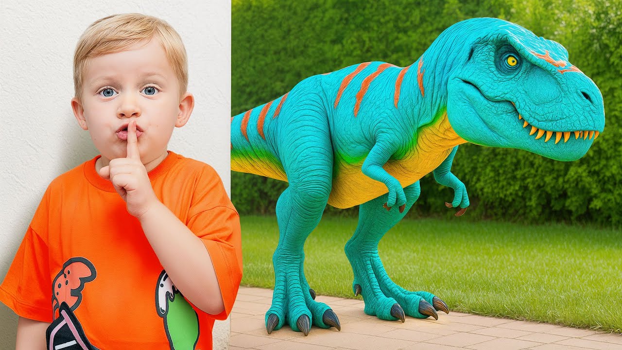 Іграшки-динозаври ожили вдома у Олівера! 🦖