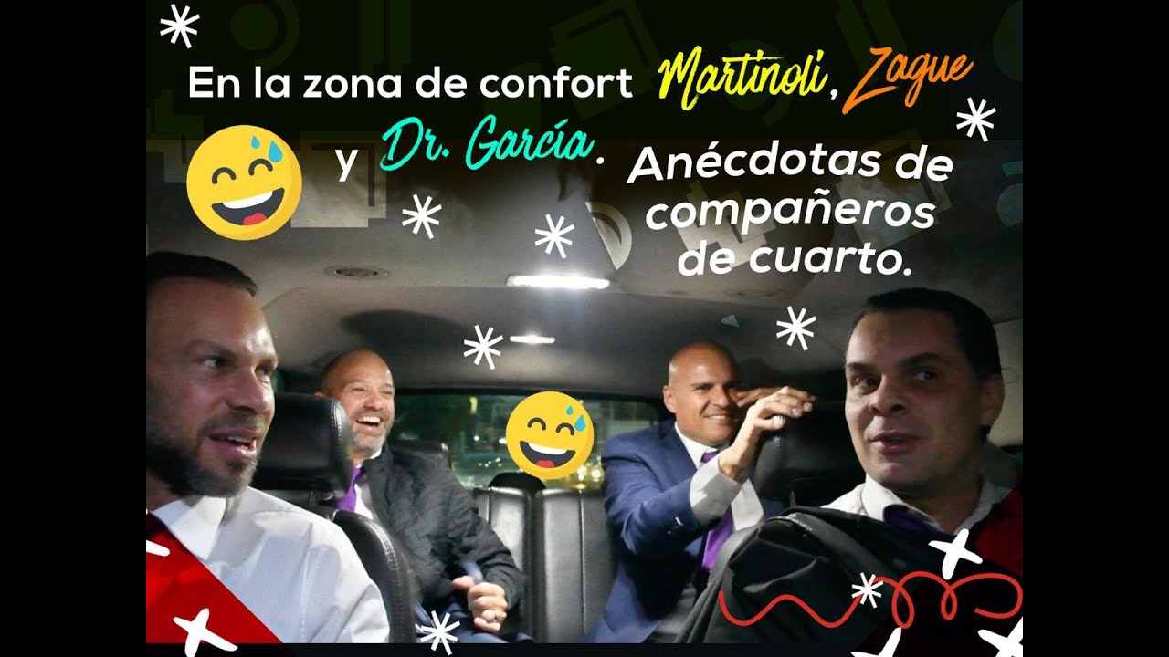 En la zona confort con Martinoli, Zague y Dr. Garc&iacute;a an&eacute;cdotas de compa&ntilde;eros de cuarto.
