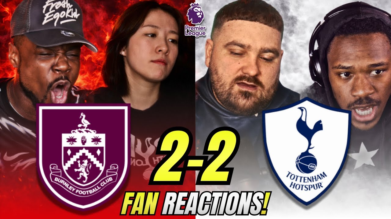 Spurs fans FUMING reactions to Burnley 2-2 Spurs! Premier League Fan Reactions