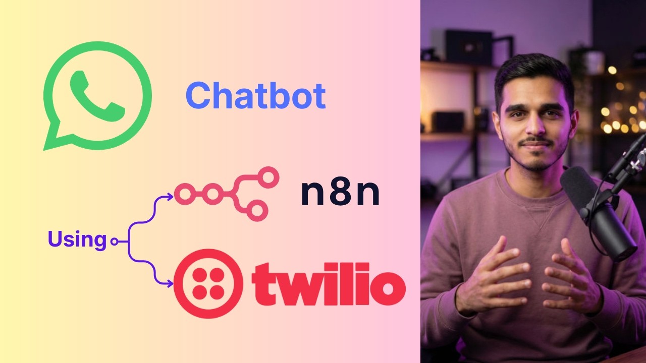 Create a WhatsApp AI Assistant with n8n + Twilio + Gemini  (No Code)