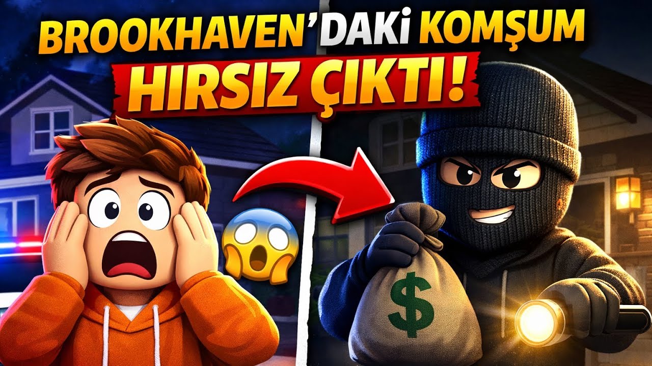 KOMŞUM HIRSIZ ÇIKDI. 😱 @Rafominecraft31 