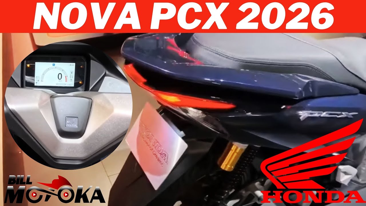 Veja como será a nova Honda PCX 2026.