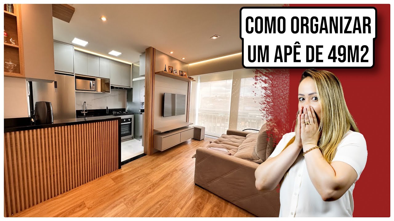 Prieto Móveis - APARTAMENTO PEQUENO DE 49M2 ORGANIZADO COMO UM PROJETO DE Instagram!