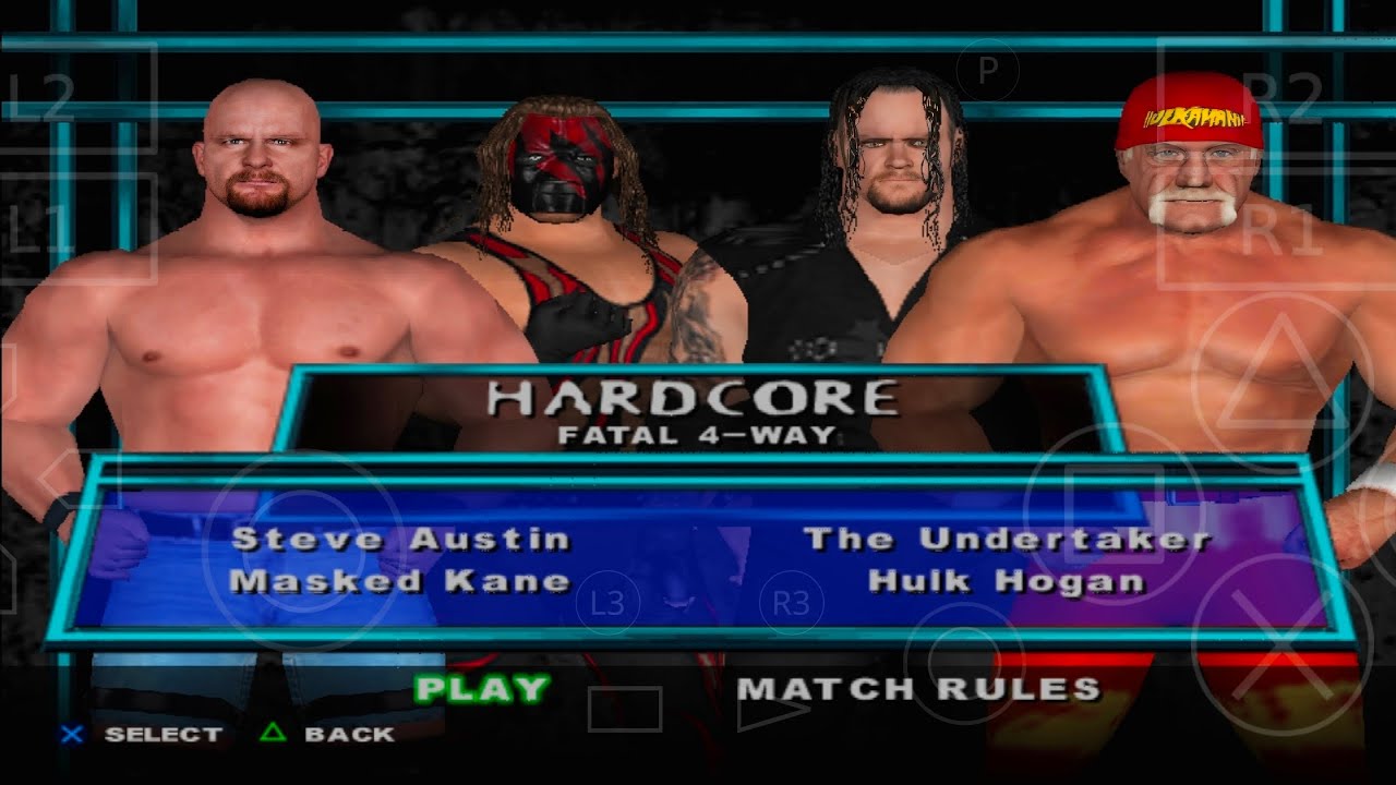 4 fatal way SmackDownpain ultimate edition aethersx2 mobile 