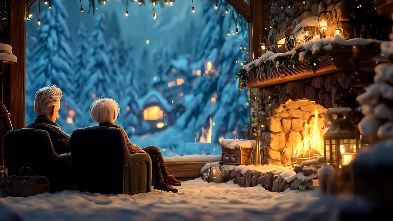 Peaceful Jazz – Cozy Cabin Holiday Vibes